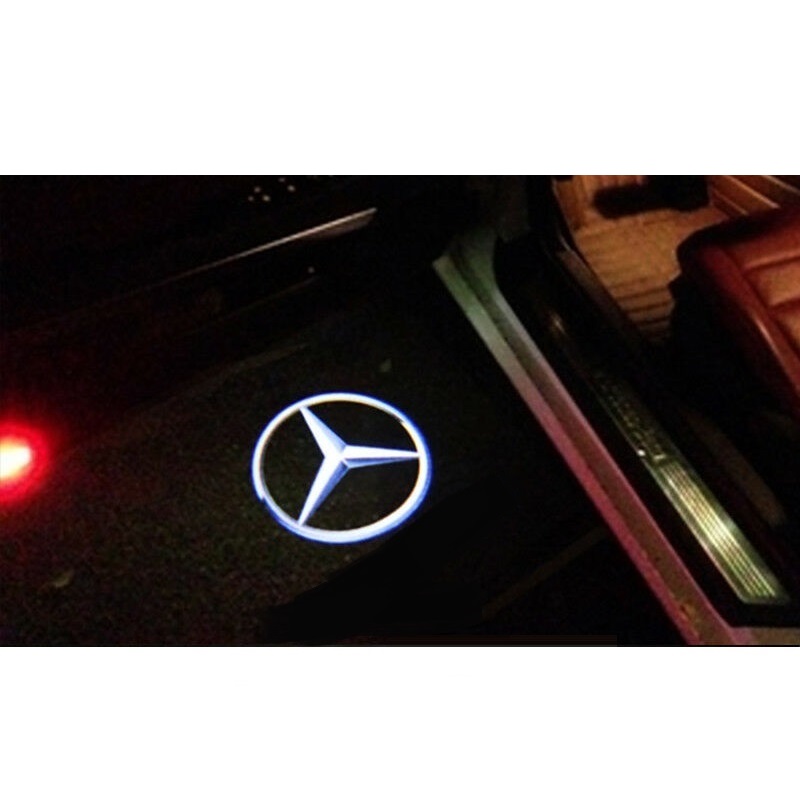 2Pcs LED Car Door Laser Projector Lights For Mercedes-Benz W212 E300 E350 E63