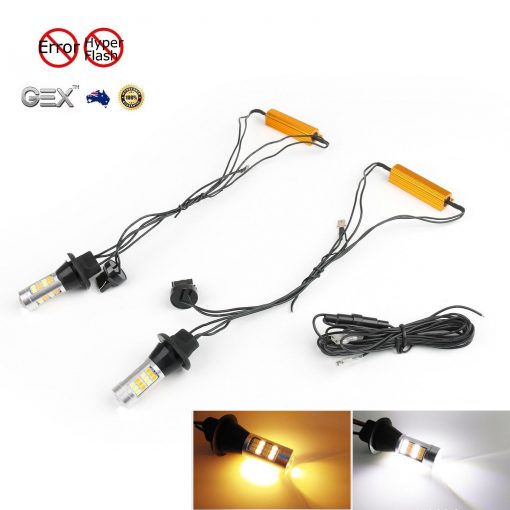 Gex T20 42-LED 2835 Dual-Color Switchback LED DRL Turn Signal